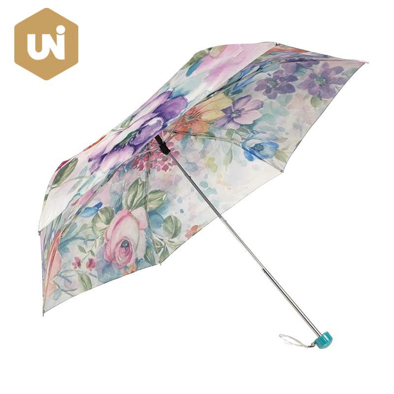 6K Compact Super Mini 3 ʻāpana ua Umbrella
