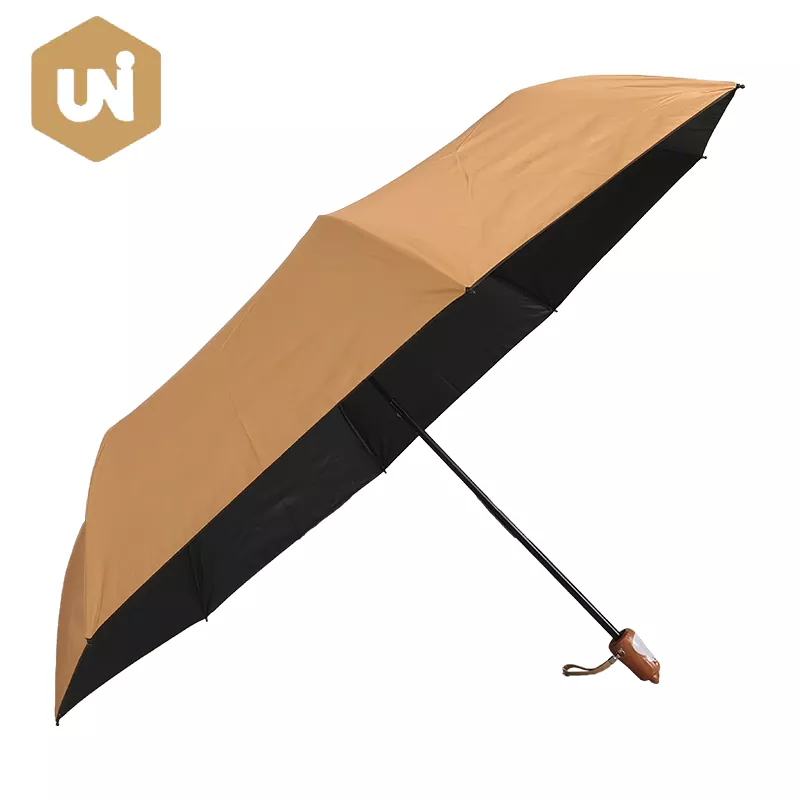 Umbrella Handle Animal Head me ka uhi ʻeleʻele