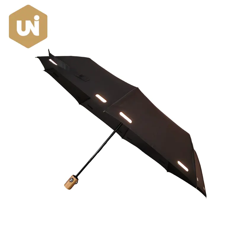 Umbrella with Reflective Strips