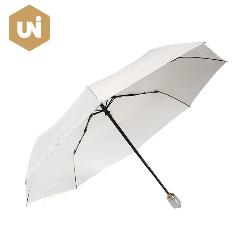 Keʻokeʻo Peʻe Kaʻa Wehe A ʻOkoʻa Pani Umbrella